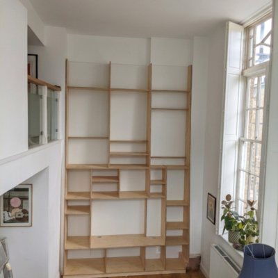 Wooden media wall