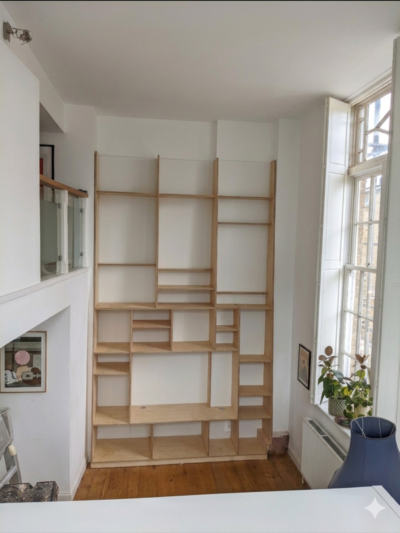 Wooden media wall